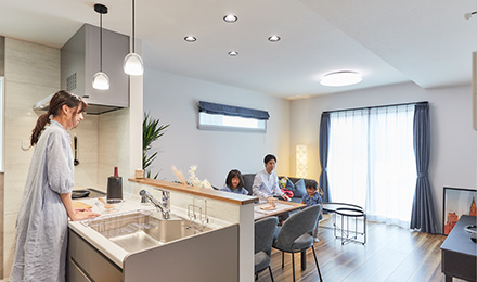 家族全員がより健康的で快適な暮らしを送れる住まい