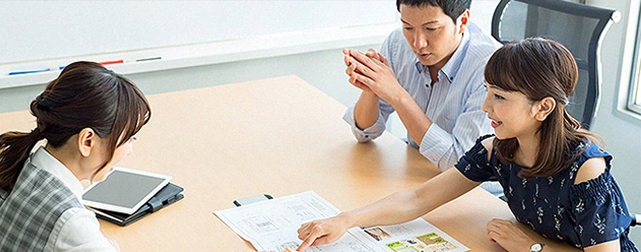 お客様が思い描く理想の暮らしをもとにプロの視点から最適なご提案をいたします。