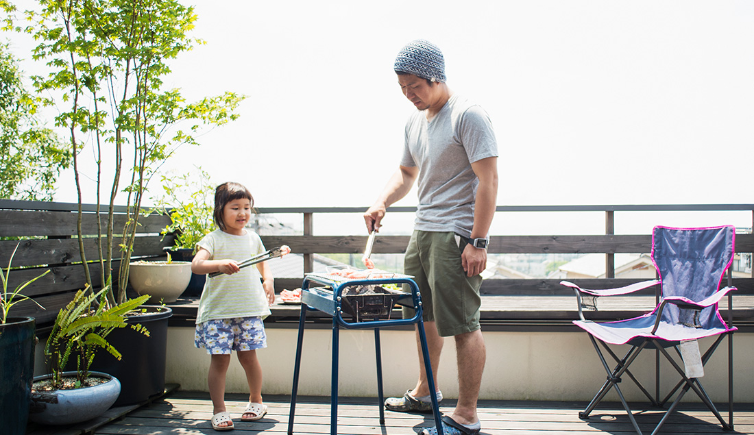広がる空の大きさを、思う存分、感じる暮らし