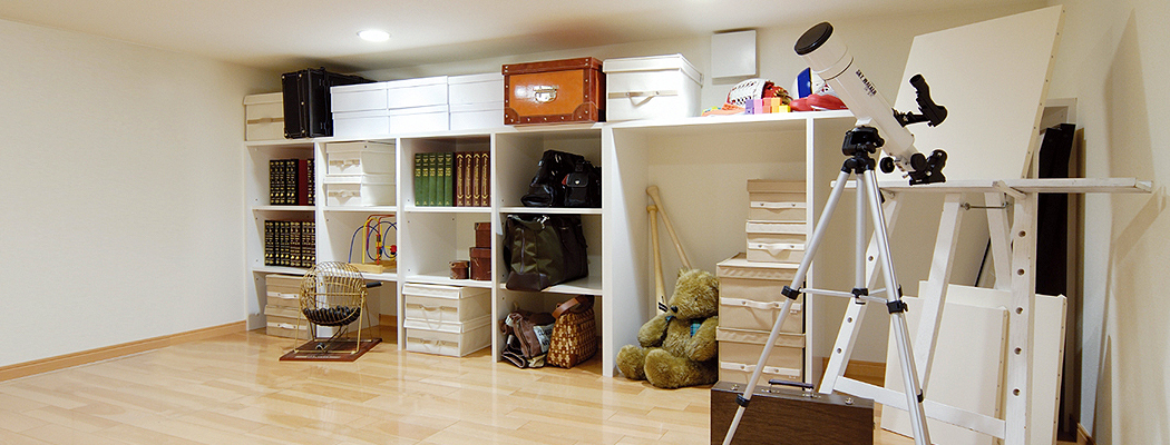 適材適所の充実収納を備えたゆとりある暮らし