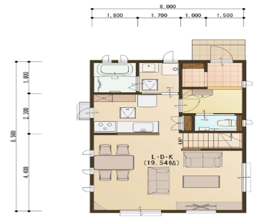 奥様必見水回り充実のおうち