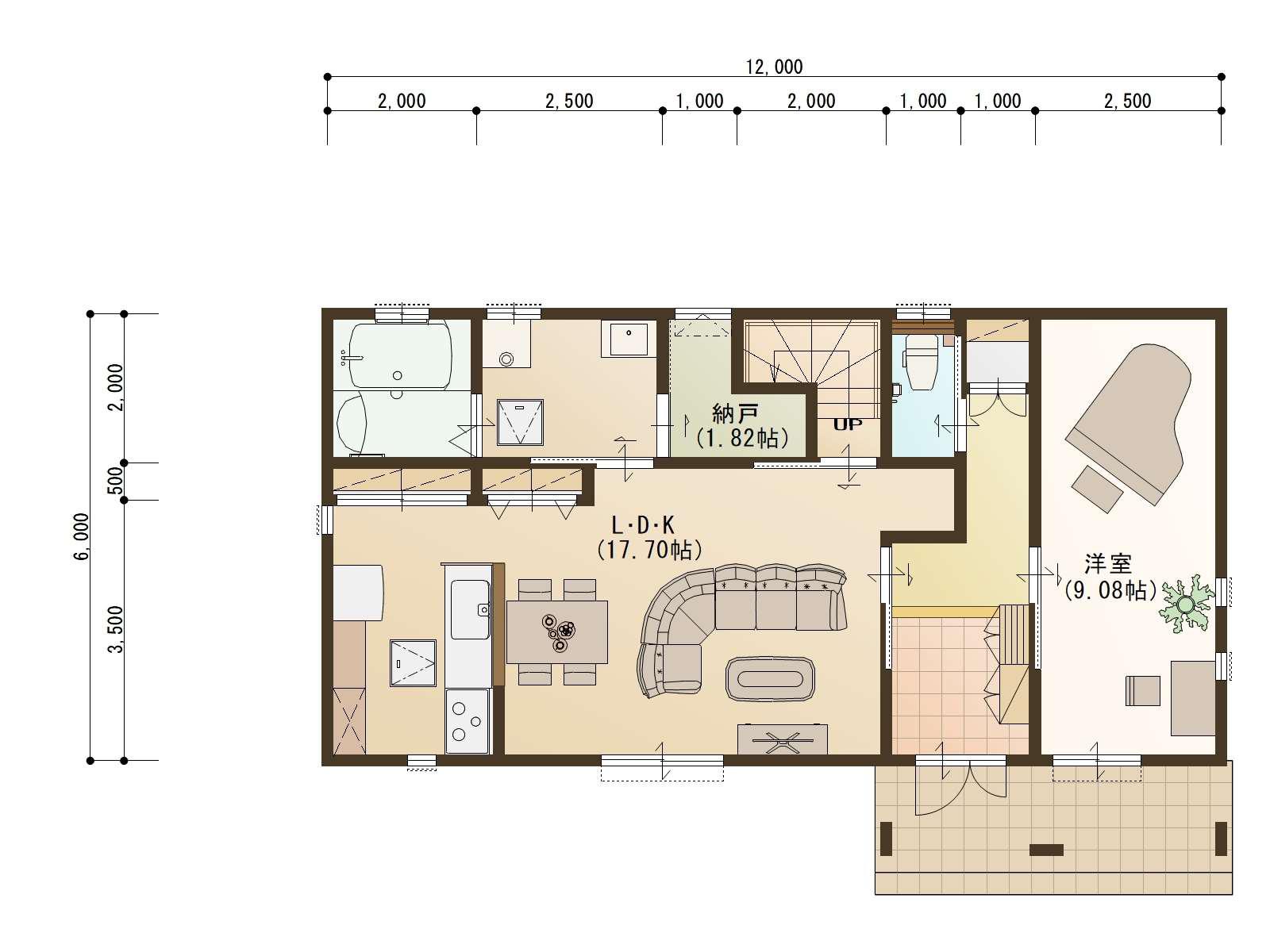 音楽と快適な収納空間が共存する理想の住まい