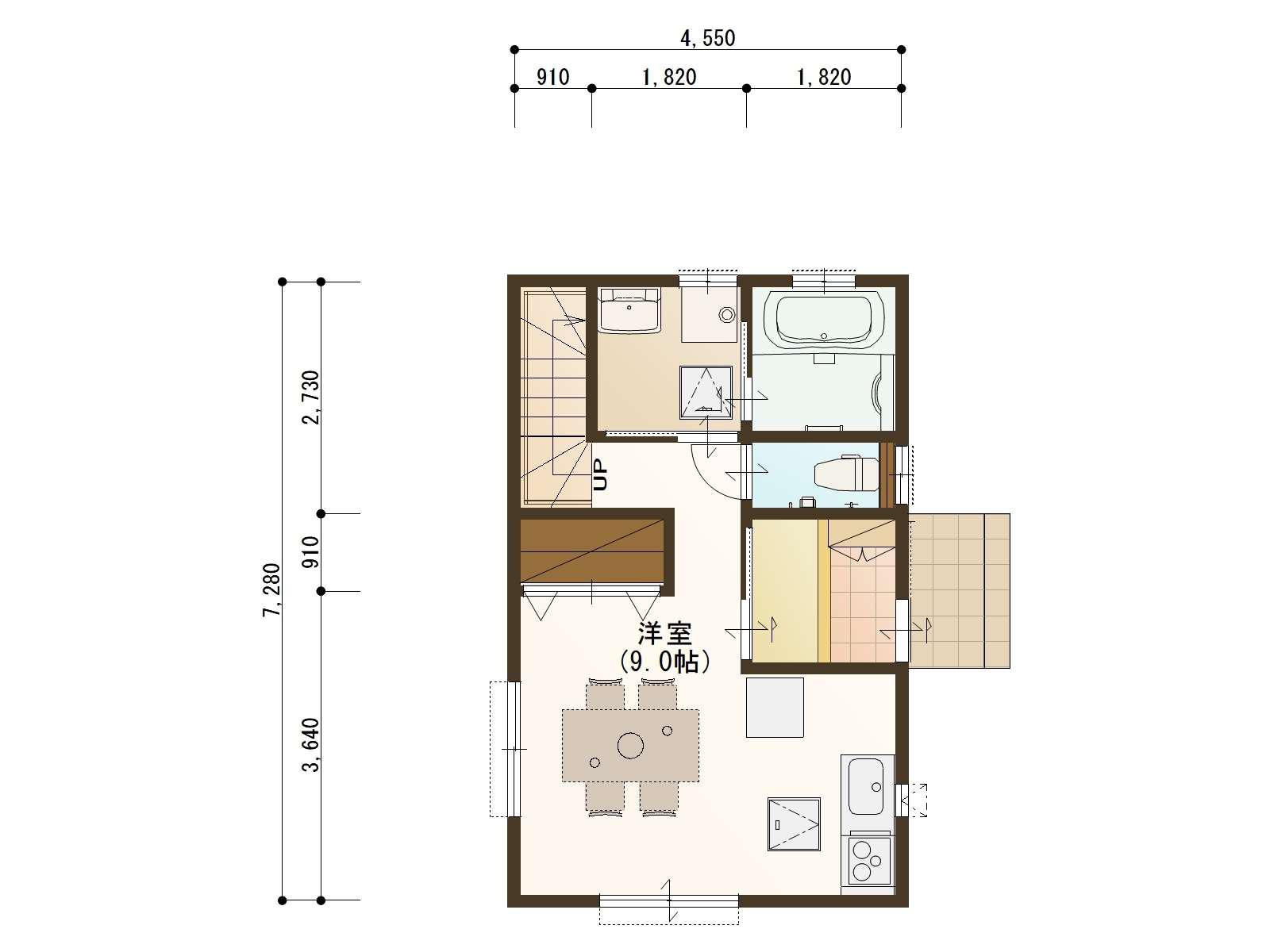 各洋室に収納完備のシンプルで機能的な住まい