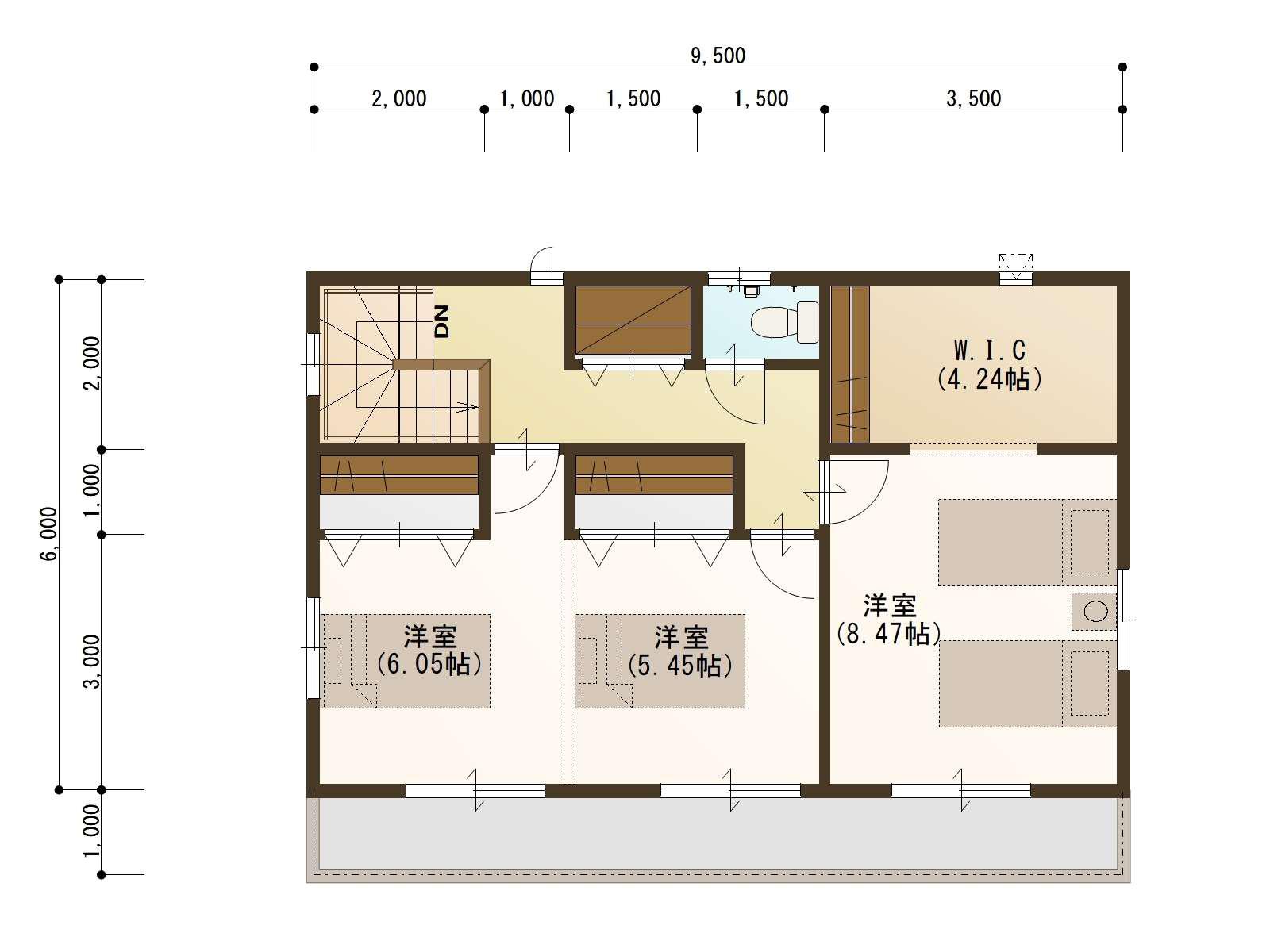 和室と便利な回遊動線のある快適な住まい