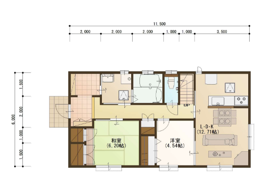 家族の絆を紡ぐ、広々2世帯住宅でのびのび生活