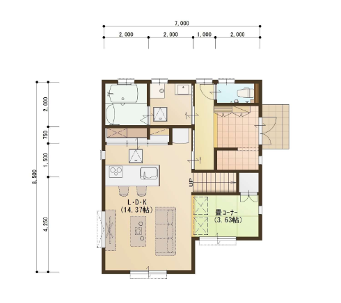 和と洋、調和の美。リビング横の畳スペースと広々ウォークインクローゼットが魅力の注文住宅