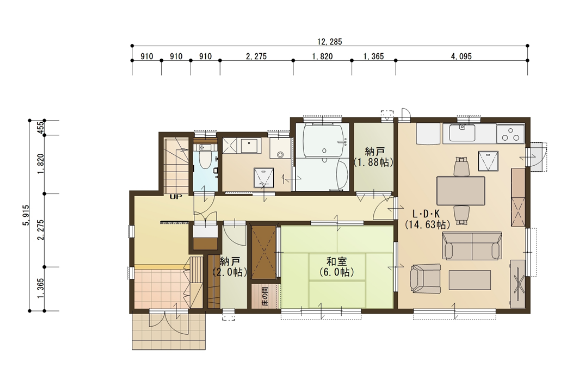 家族のライフスタイルに贈る、広々和室と大収納が融合した理想の注文住宅