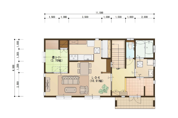 広がりと収納の調和、家事をサポートする機能的で美しい住まい